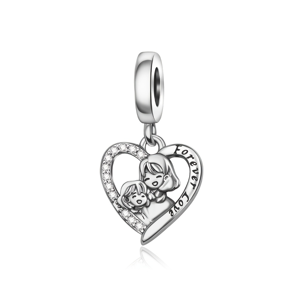 925 Silver Forever Love Pendant, Perfect Gift for Jewelry Making